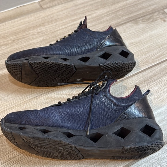 Super cool A.S.98 shoes size 37 u.s. 6.5 blue textured shoes and rivets A.S. 98 - Picture 9 of 9